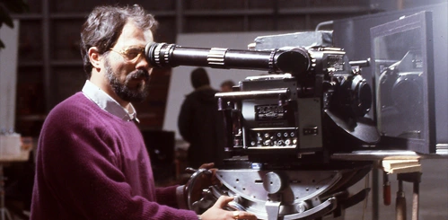 Jean-manuel Costa behind the imax camera